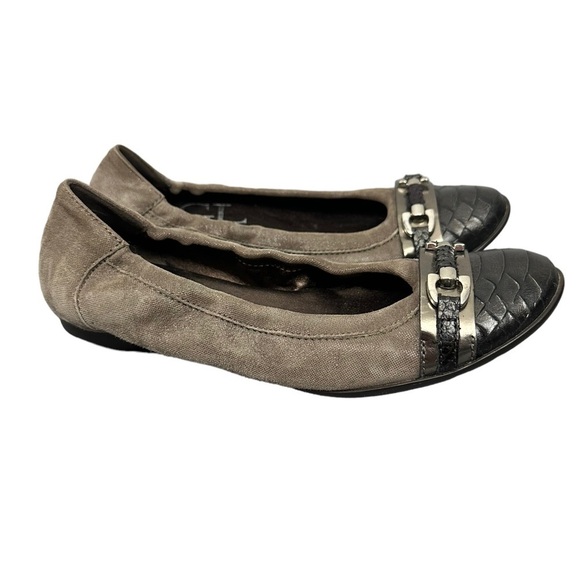 Agl Shoes - AGL Slip On Horsebit Ballet Flats Loafers
